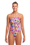 Funkita Women's French Plait Tie Me Tight One Piece Swimsuit - Ly Sports