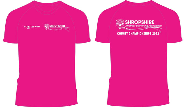 Shropshire ASA County Championships 2022 Merchandise T-Shirt
