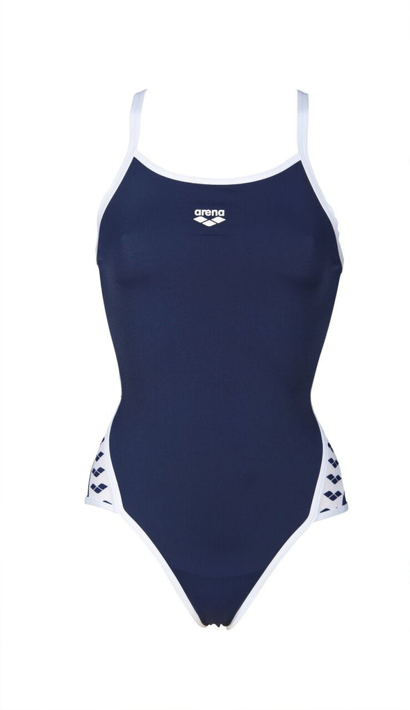 Arena Team Stripe Womens Super Fly Back One Piece