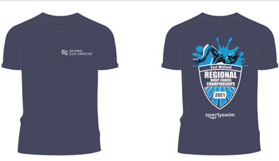 Swim England East Midland Short Course Regionals 2021 Merchandise T-Shirt