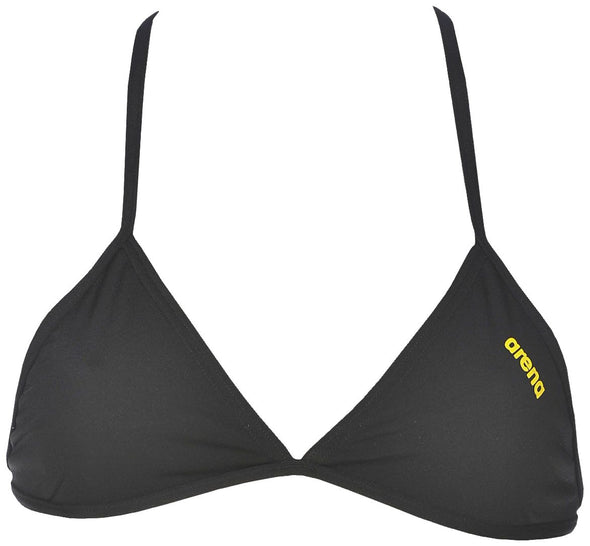 Arena Triangle Feel Black/Yellow Bikini Top